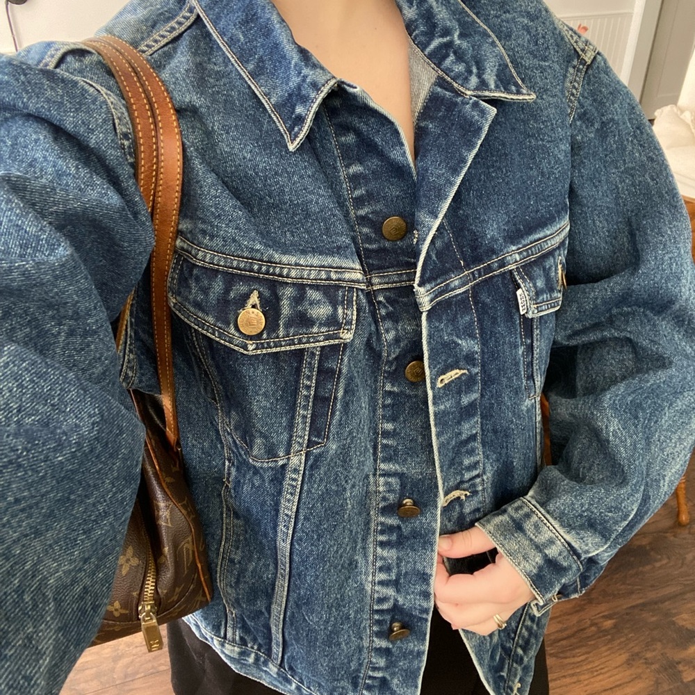 Vintage 90’s oversized denim jacket size m - Picture 1 of 8